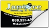 Removable Business Card Sticker / Decal - Vinyl UV Coated - 3.5x2