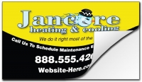 Removable Business Card Sticker / Decal - Vinyl UV Coated - 3.5x2