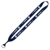 3/4" Economy Polyester Lanyard with Metal Split Ring