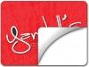 Removable Rectangle Round Corner Sticker / Decal - Vinyl UV Coated - 3x4