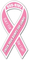 Awareness Magnet - Ribbon Shape (3.8x8) - Outdoor Safe