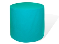NON-PRINTED TABLECLOTH - 36"R BARREL STYLE