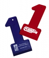 Number 1 Shaped Ice Scraper