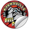 Removable Circle Sticker / Decal - Vinyl UV Coated - 3.25x3.25