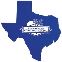 Texas Shaped Foam Coaster