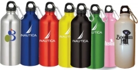 20 oz Aluminum Water Bottle w/Carabiner